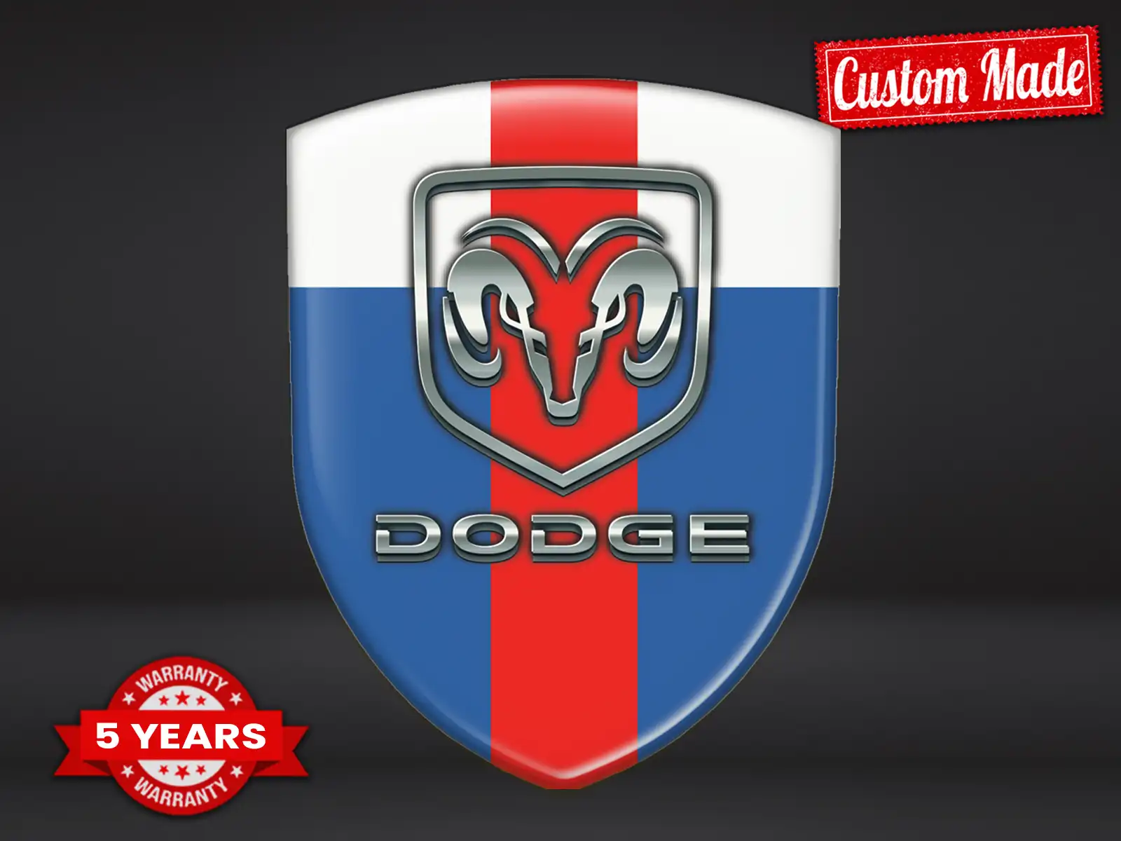 Dodge Pegatinas Autoadhesivas Edición Elegante Etiquetas Cúpula